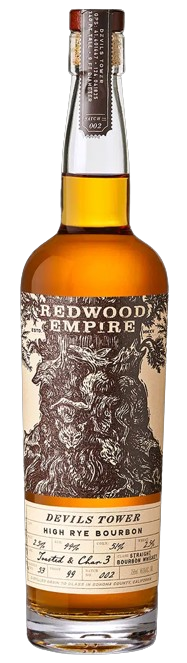 Redwood Empire Devil's Tower High Rye Bourbon Whiskey