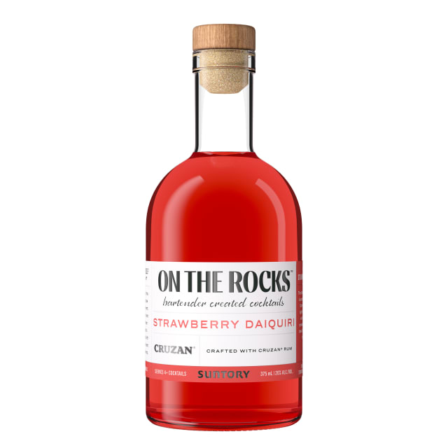On The Rocks Cruzan Strawberry Daiquiri Cocktail Ready to Drink