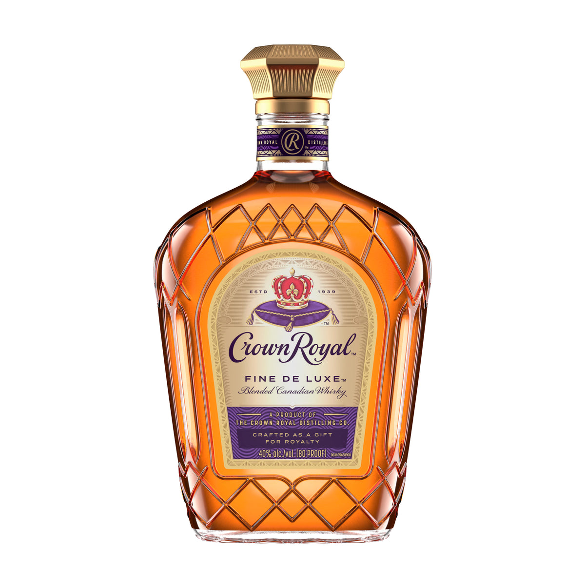 Crown Royal Fine Deluxe Blended Canadian Whisky (with Camo Bag)