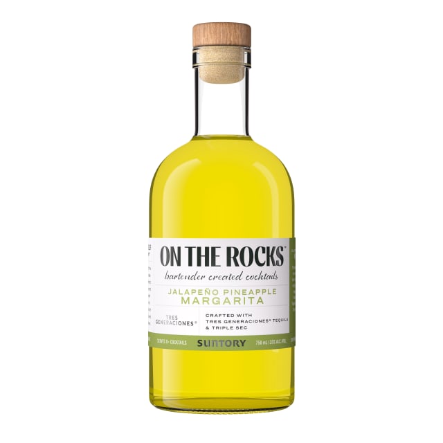 On The Rocks Tres Generaciones Jalapeno Pineapple Margarita