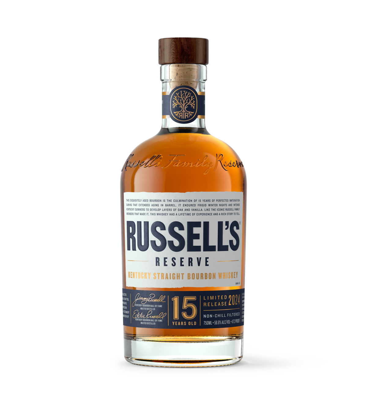 Russell's Reserve Limited Release 15 Years Old 2024 Non-Chill Filtered Kentucky Straight Bourbon Whiskey