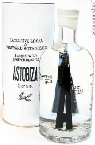 ASTOBIZA DRY GIN BASQUE WILD JUNIPER BERRIES SPAIN 750ML