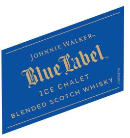 Johnnie Walker Blue Label Ice Chalet Blended Scotch Whisky 86.0 Proof