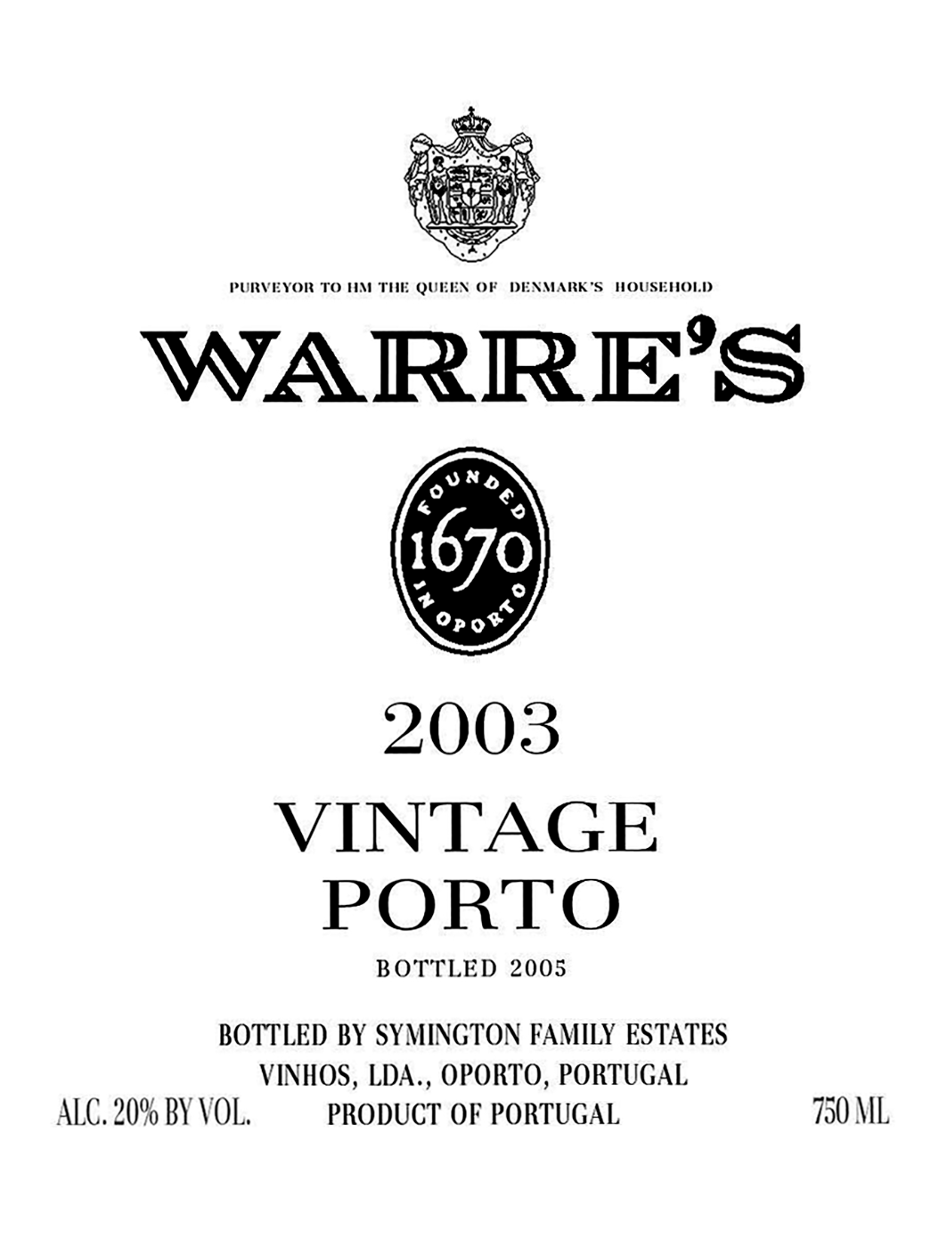 Warre's Vintage Port
