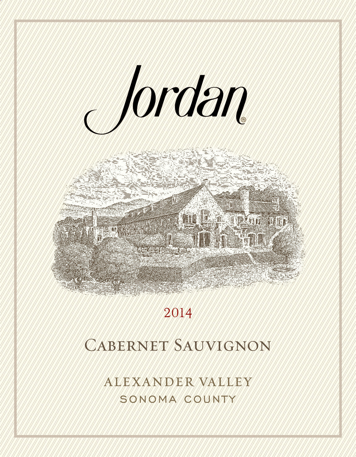 Jordan Winery Cabernet Sauvignon Sommelier Selection Alexander Valley