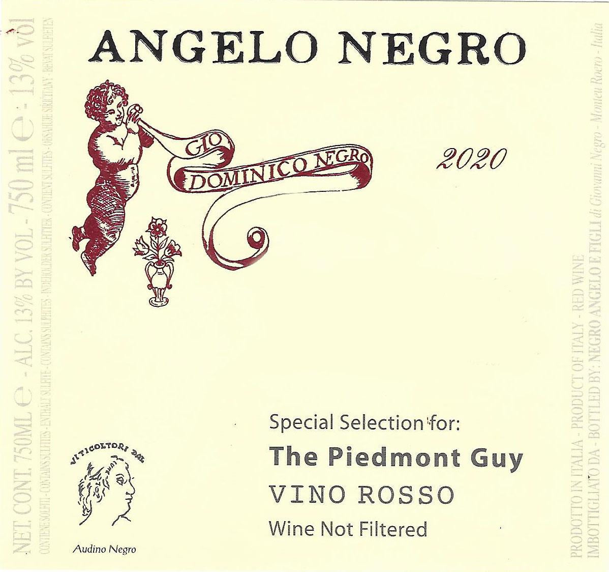 Angelo Negro Unfiltered Rosso