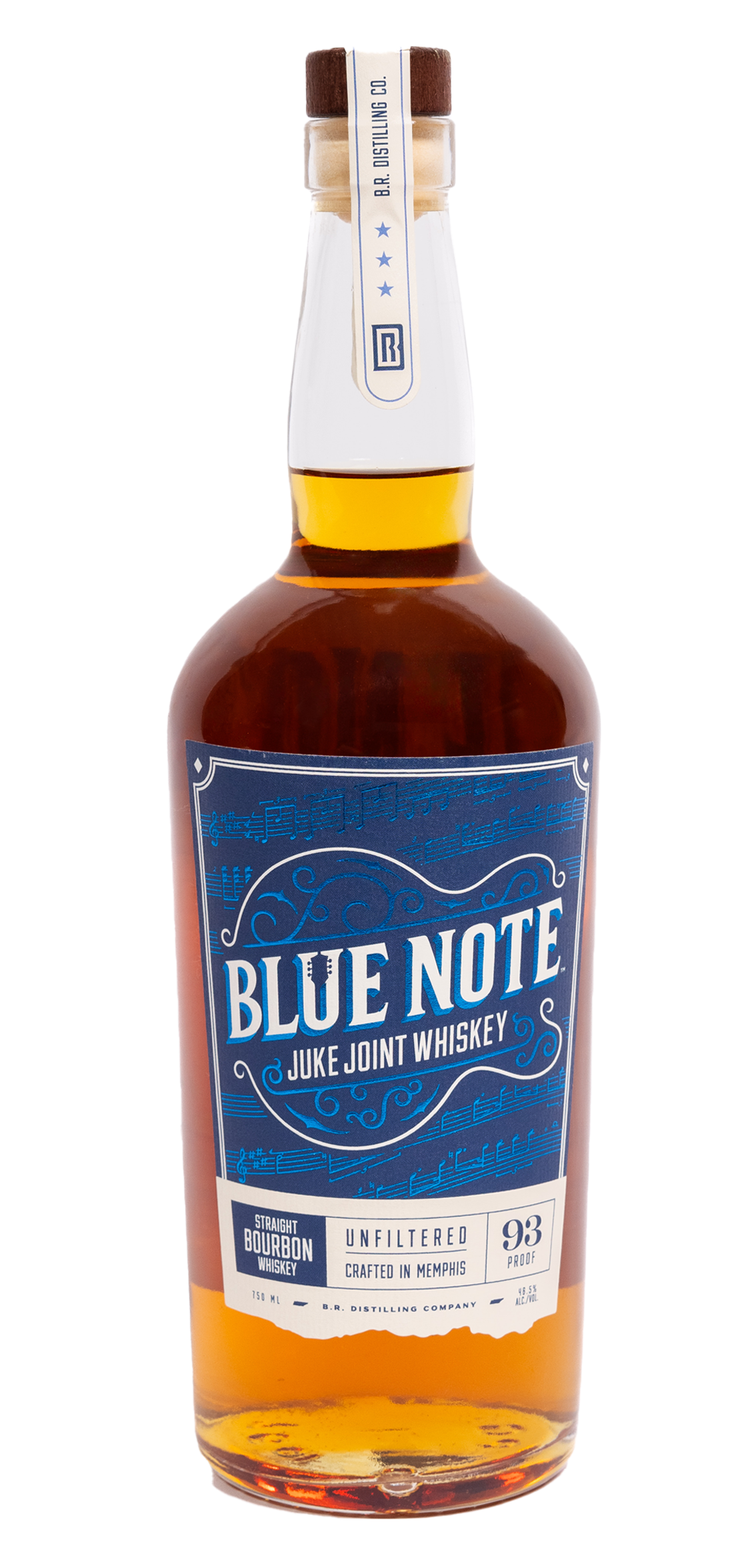 Blue Note Bourbon Juke Joint Unfiltered Straight Bourbon Whiskey 93 Proof