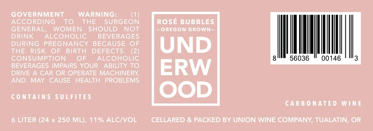 Underwood Rosé Bubbles