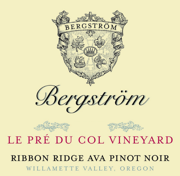 Bergstrom Le Pre du Col Vineyard Pinot Noir