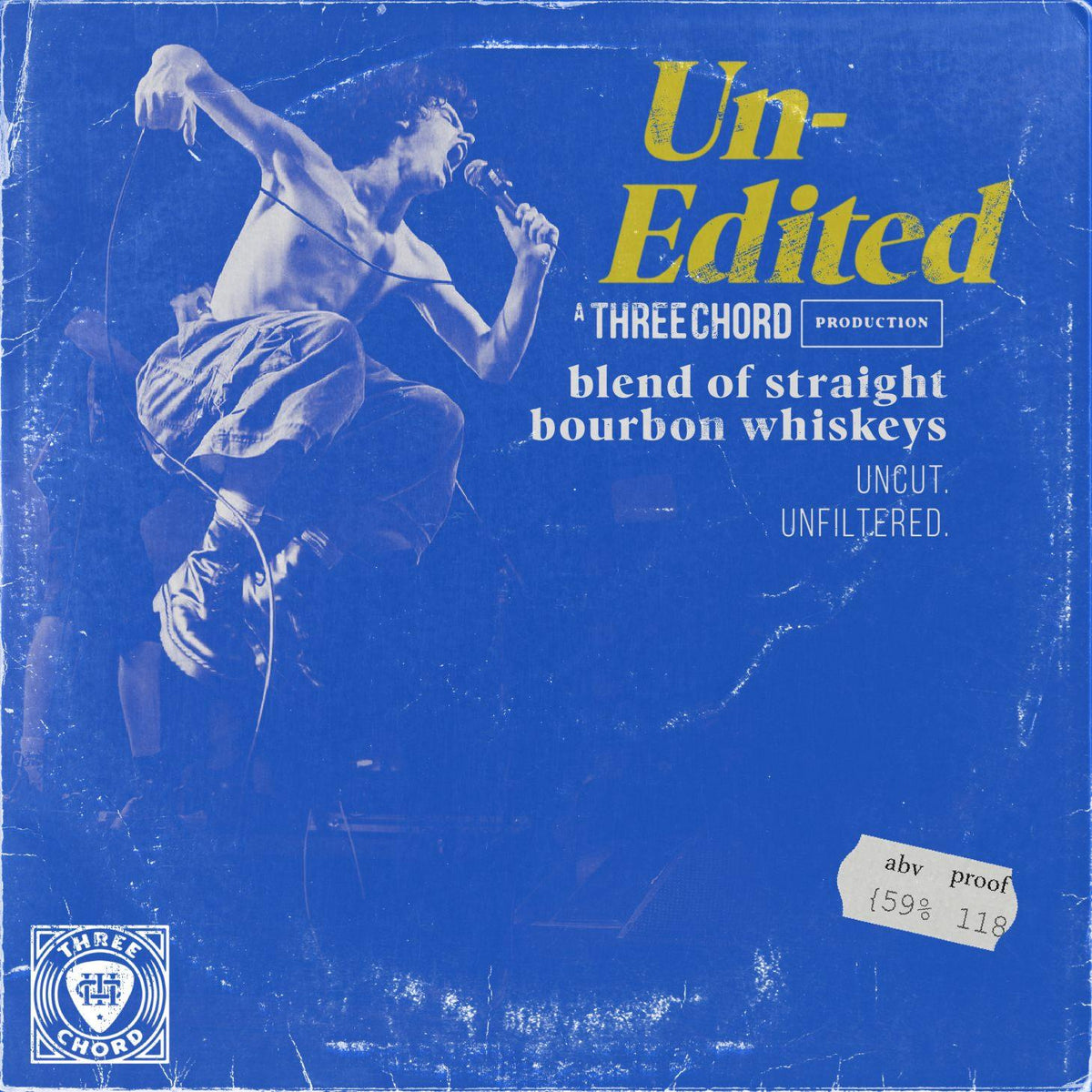 Three Chord Bourbon Un-Edited Blend Of Straight Bourbon Whiskey