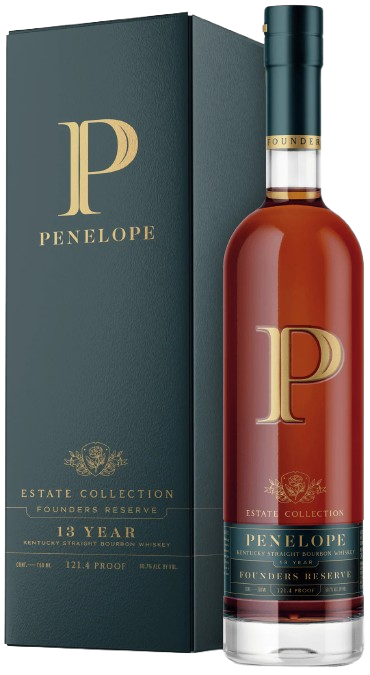 Penelope Estate Collection 13 Years Old Founders Reserve Kentucky Straight Bourbon Whiskey 121.4 Proof
