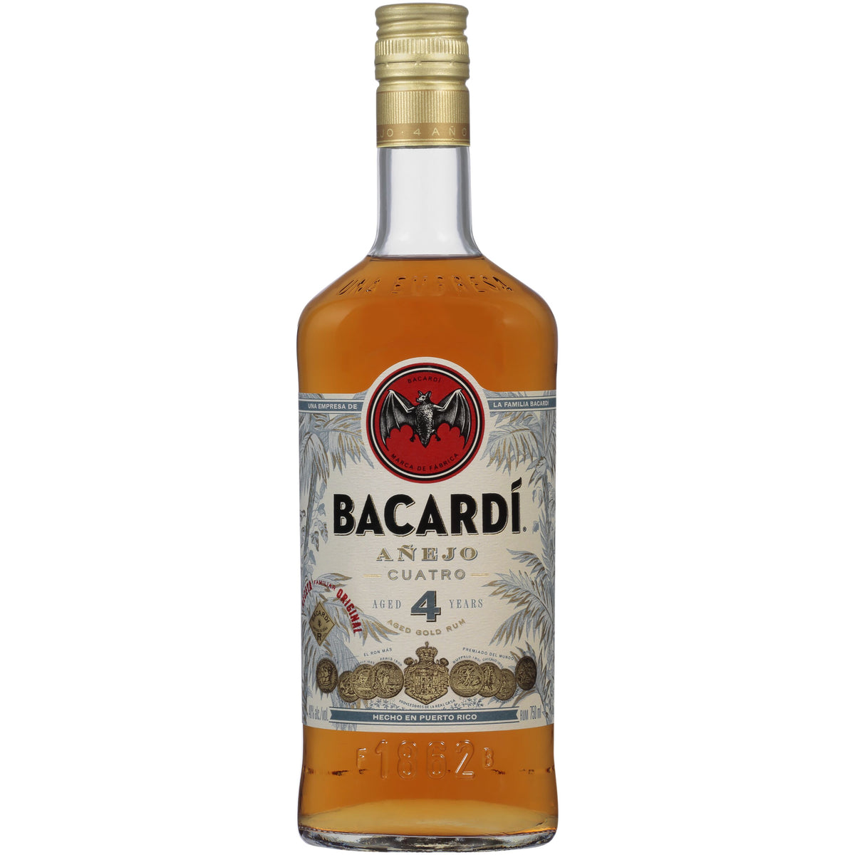 Bacardí 4 Year Old Cuatro Añejo Rum