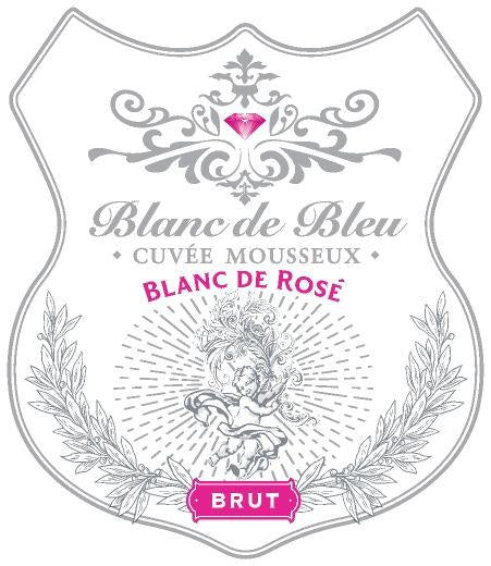 Blanc de Bleu Cuvée Mousseux Blanc de Rosé Brut