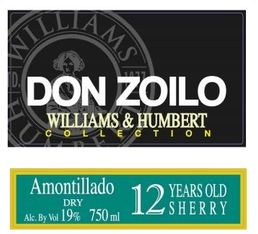 Williams & Humbert Collection Don Zoilo 12 Year Old Amontillado Sherry
