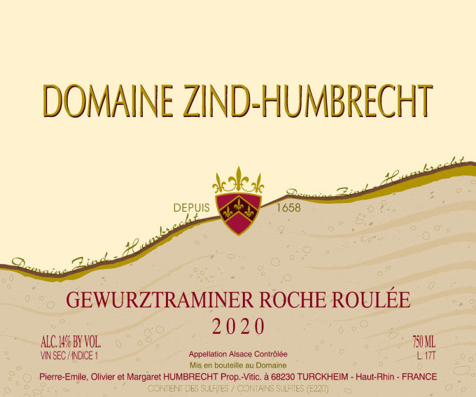 Domaine Zind-Humbrecht Gewürztraminer Roche Roulee