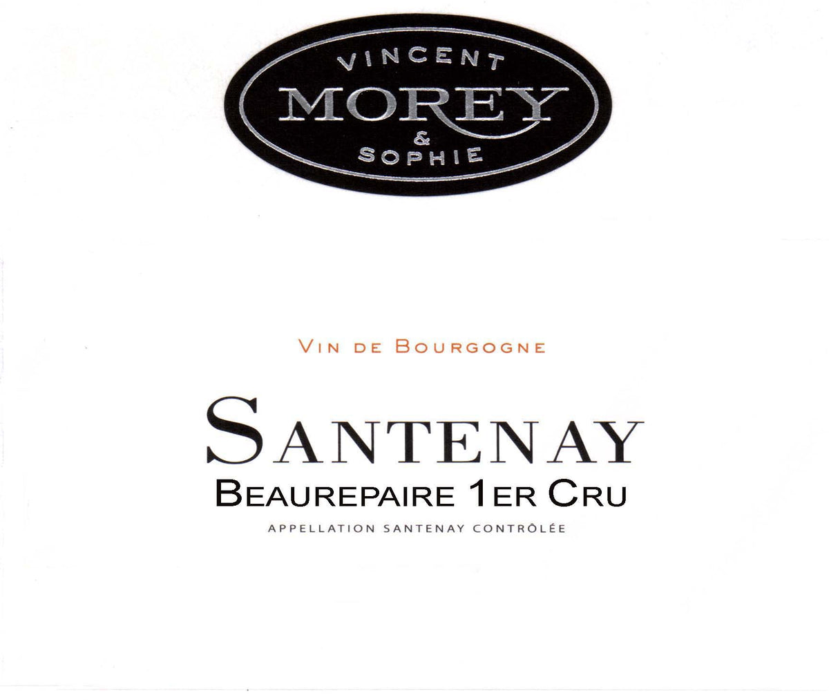 Vincent & Sophie Morey Santenay 1er Cru Beaurepaire