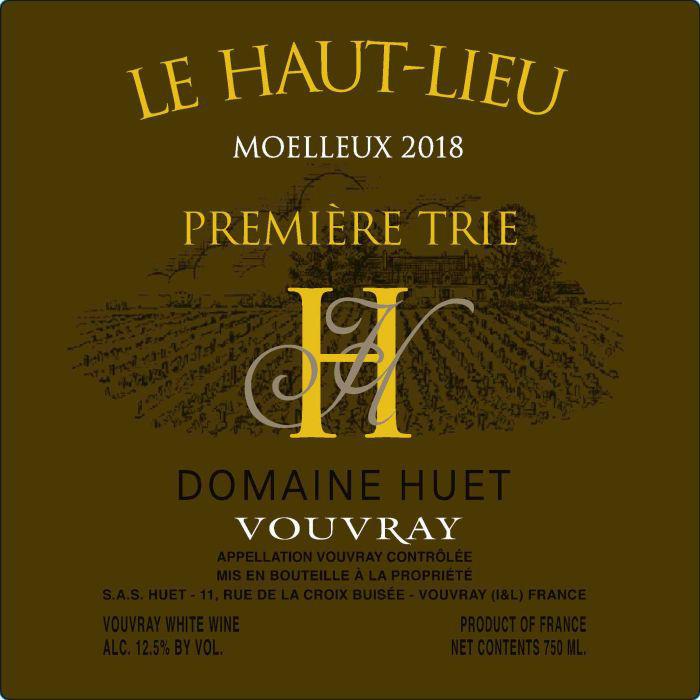 Domaine Huet Vouvray Le Haut-Lieu Moelleux Première Trie