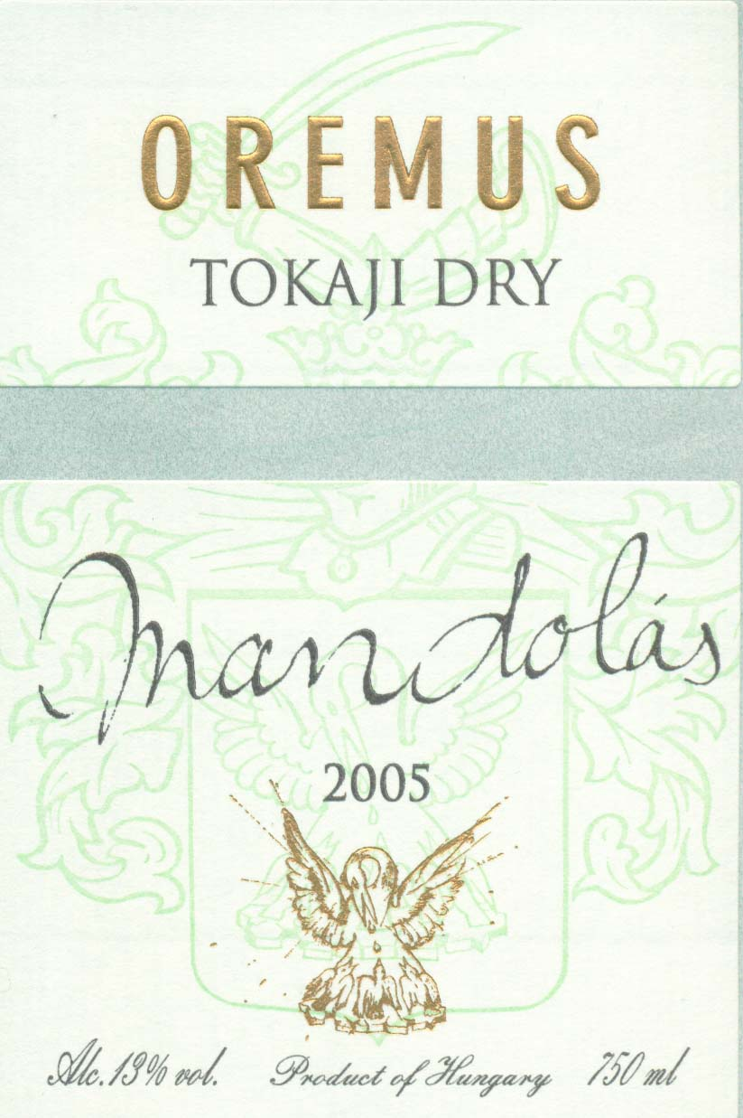 Oremus Mandolas Tokaji Dry