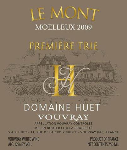 Domaine Huet Vouvray Le Mont Moelleux Première Trie