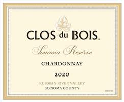 Clos du Bois Chardonnay Sonoma Reserve Russian River Valley