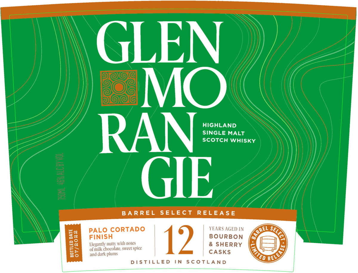 Glenmorangie Distillery Limited Release 12 Years Aged In Barrel Select Palo Cortado Finish Single Malt Scotch Whiskey