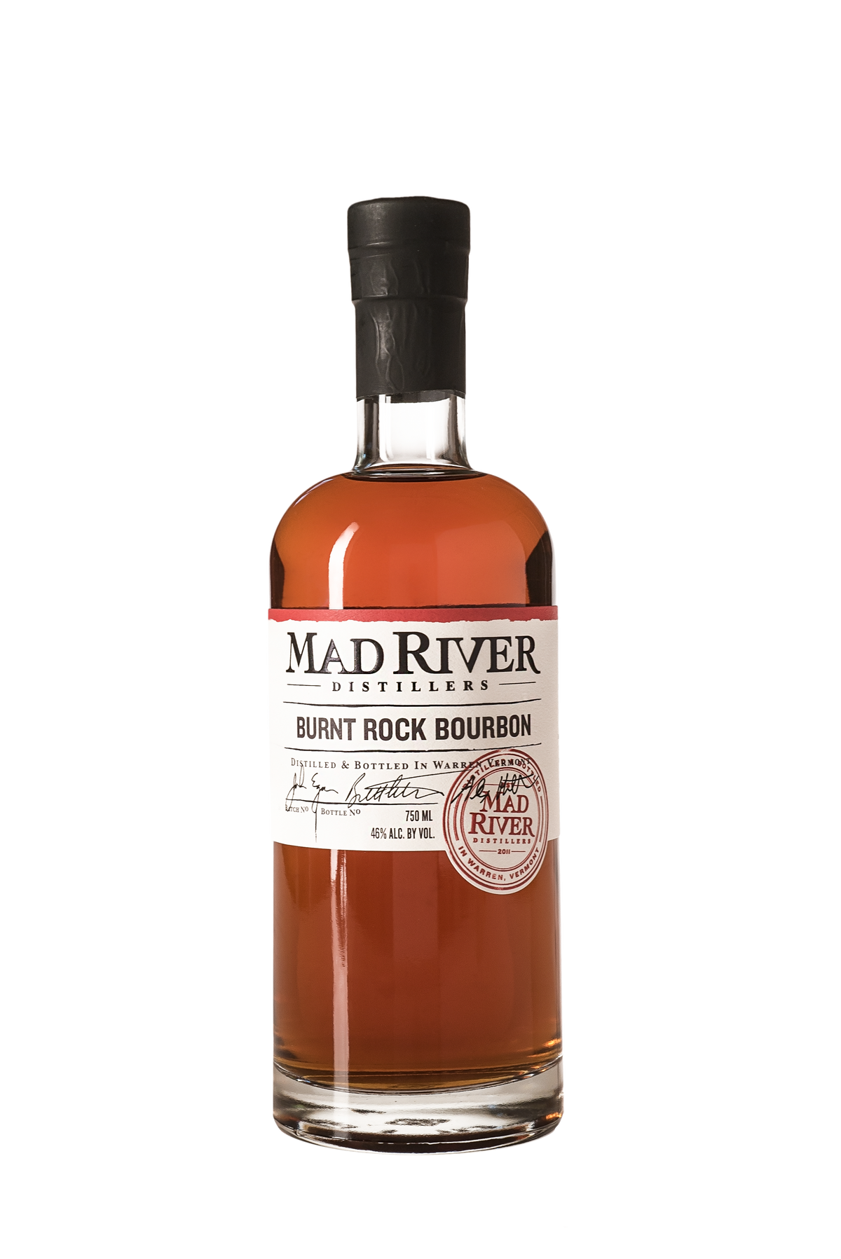 Mad River Distillers Burnt Rock Bourbon Whiskey