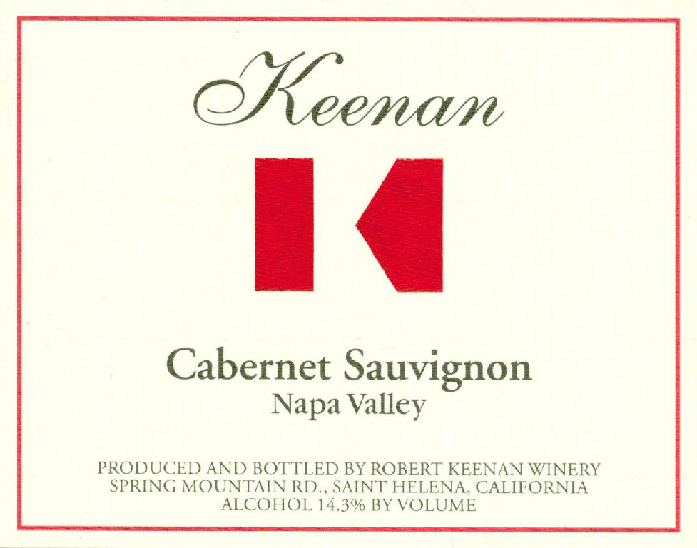 Keenan Napa Valley Cabernet Sauvignon