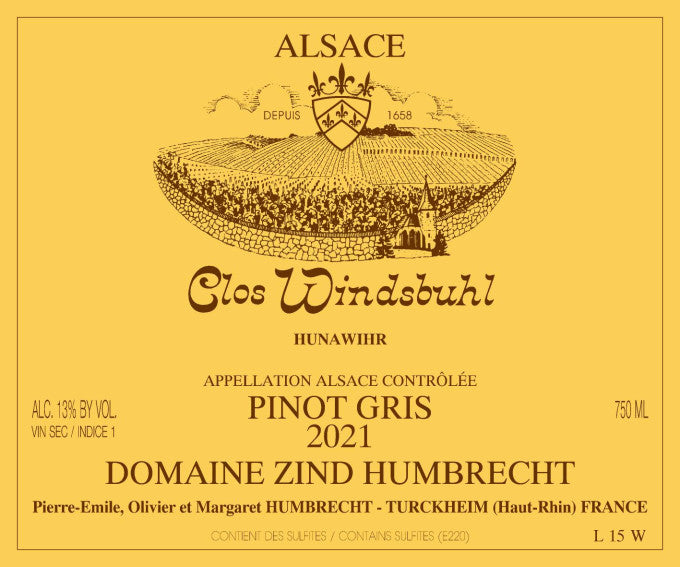 Domaine Zind-Humbrecht Pinot Gris Clos Windsbuhl
