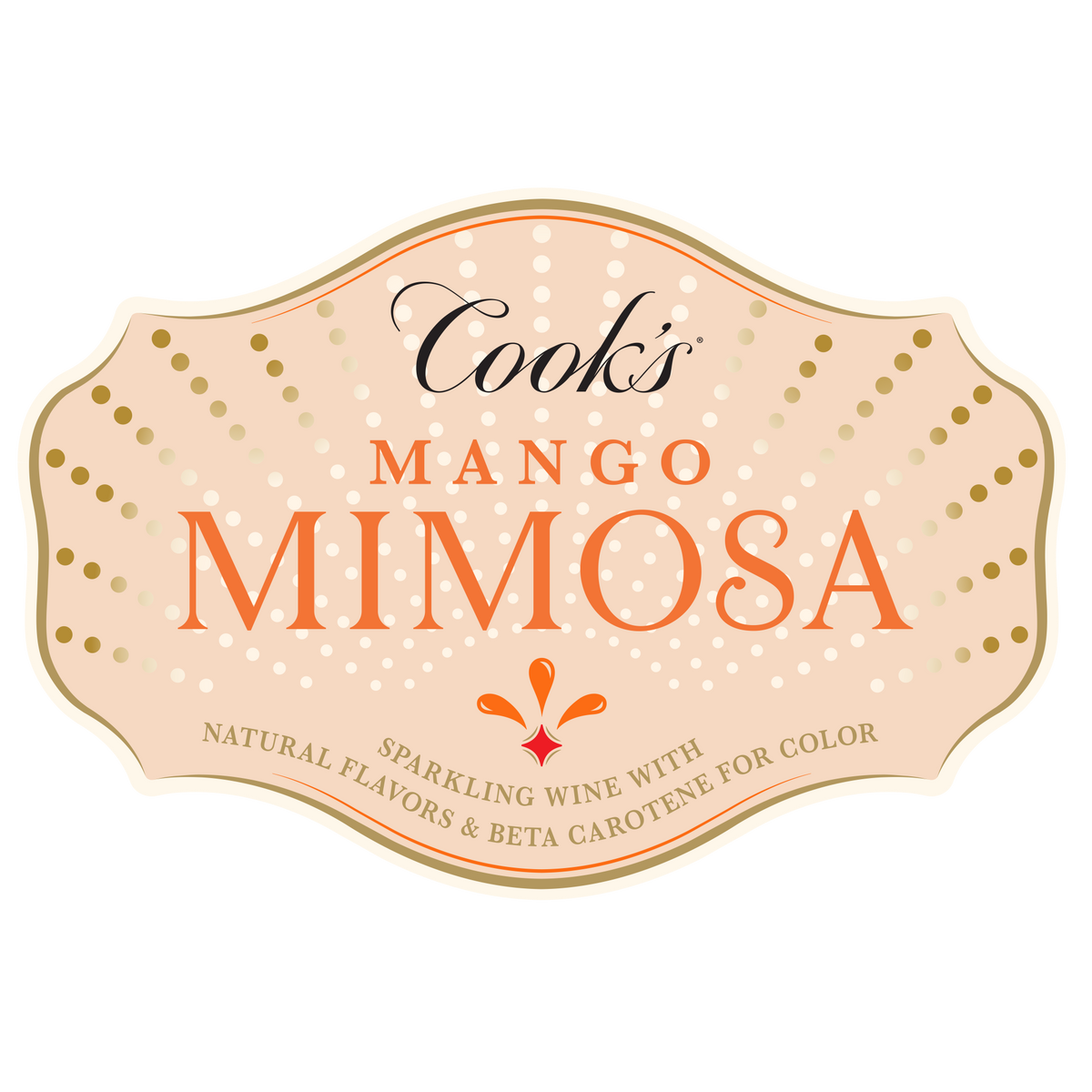 Cook's Champagne Mango Mimosa Sparkling