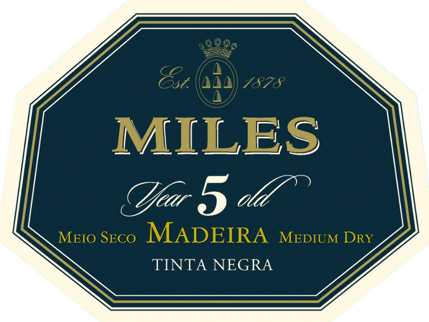 Miles 5 Year Old Medium Dry Madeira