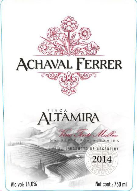 Achaval Ferrer Finca Altamira Malbec