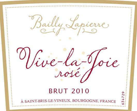 Bailly Lapierre Crémant de Bourgogne Brut Vive La Joie Rosé