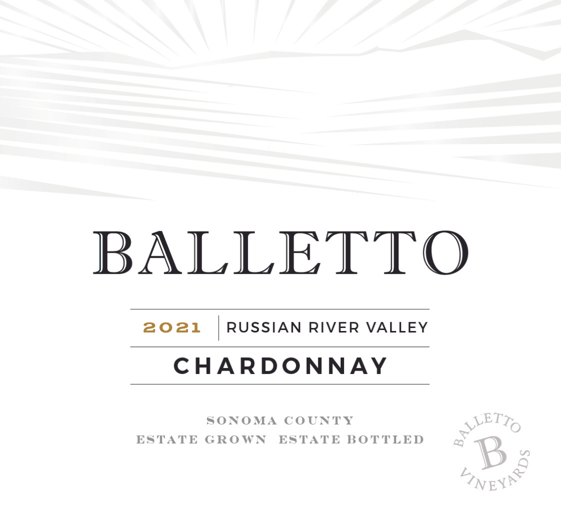 Balletto Chardonnay Estate Grown Russian River Valley