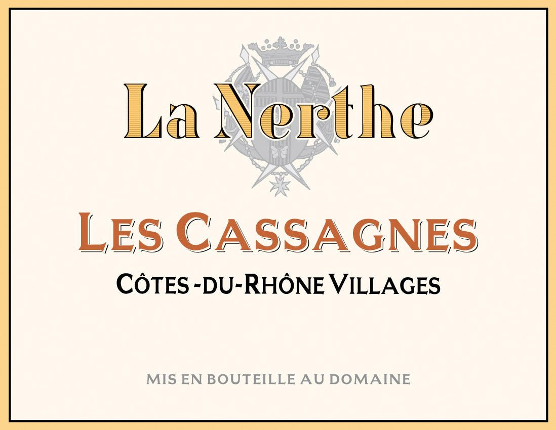 Château La Nerthe Côtes du Rhône Villages Les Cassagnes de La Nerthe Rouge