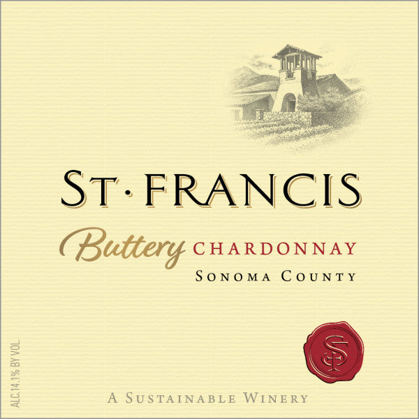 St. Francis Chardonnay Buttery Sonoma County