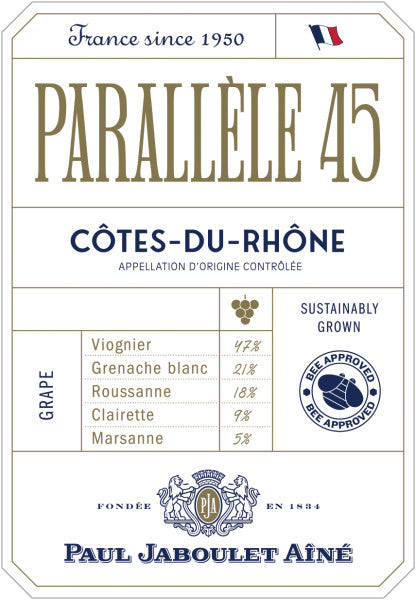 Paul Jaboulet Aîné Côtes du Rhône Parallèle 45 Blanc