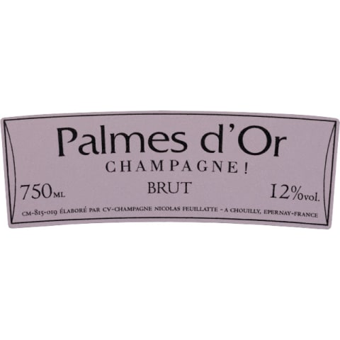 Nicolas Feuillatte Champagne Brut Rosé Palmes d'Or