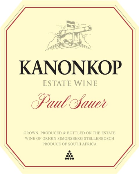 Kanonkop Paul Sauer Simonsberg-Stellenbosch
