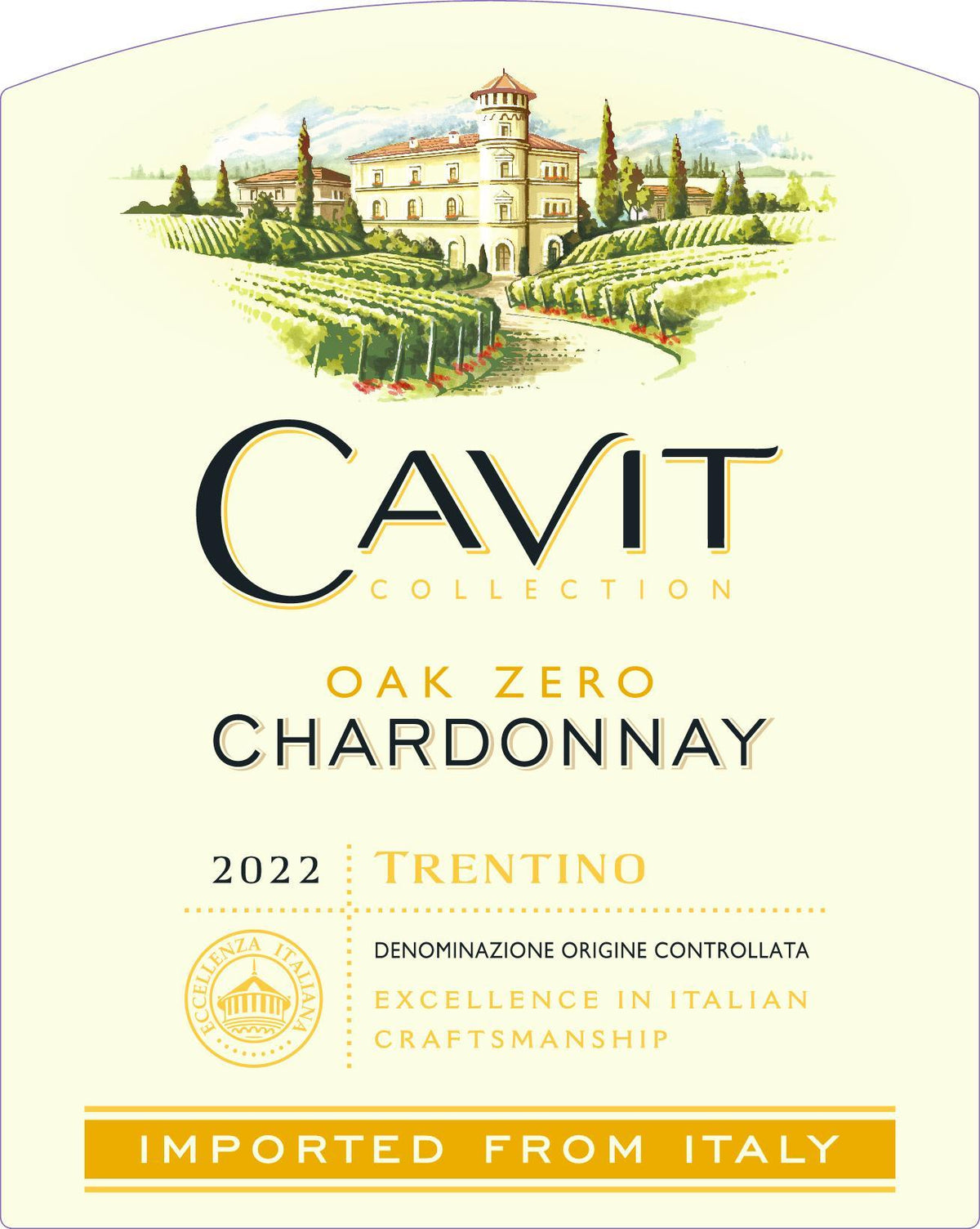 Cavit Oak Zero Chardonnay Trentino