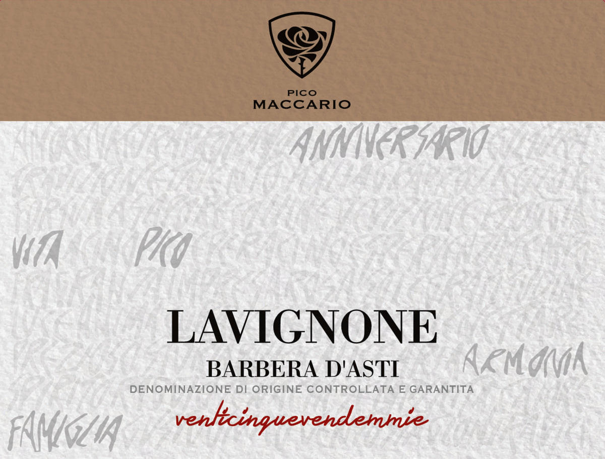Pico Maccario Barbera d'Asti Lavignone