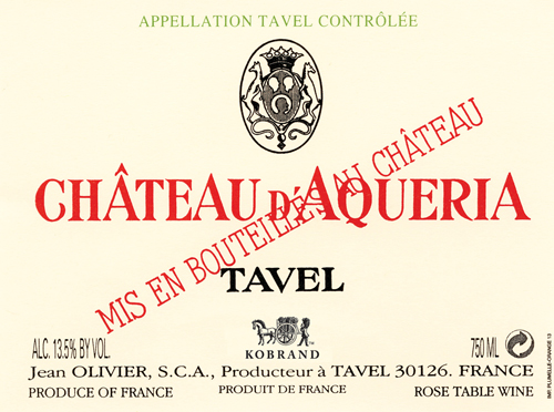 Château d'Aqueria Tavel Rosé