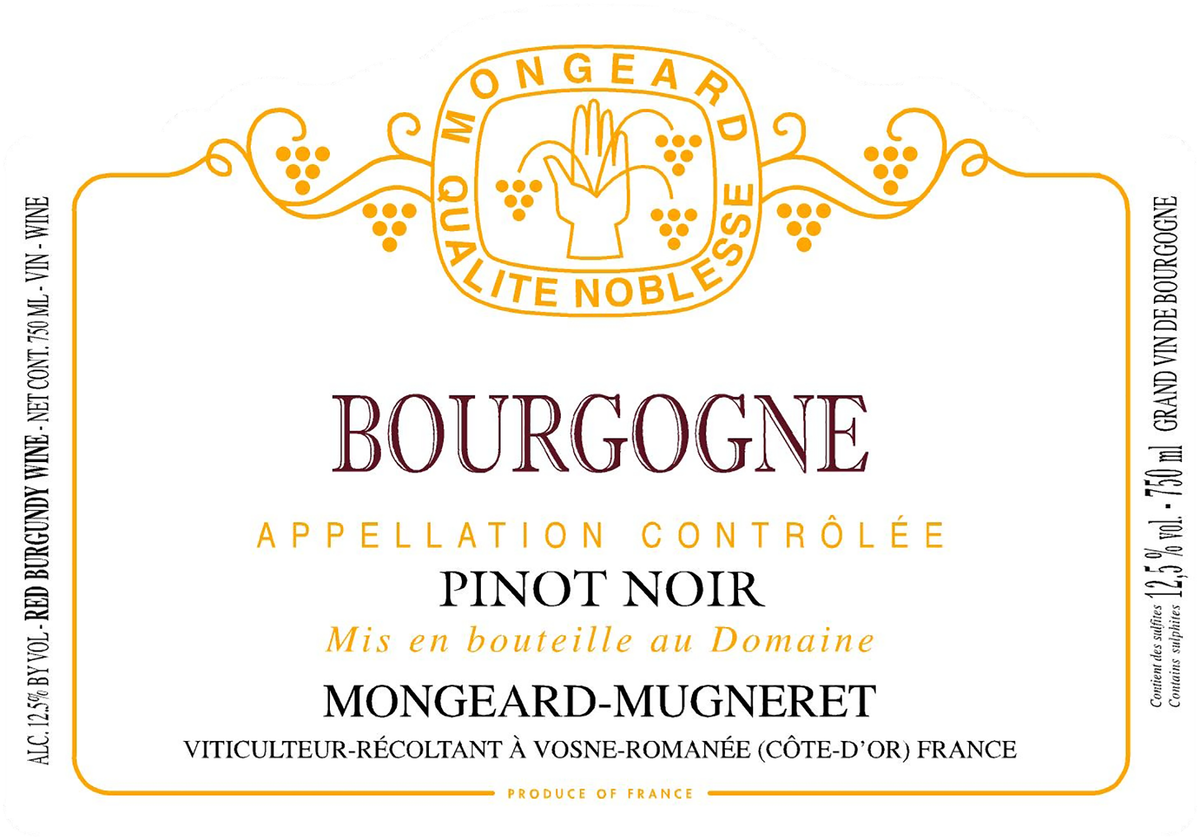 Mongeard Mugneret Bourgogne Pinot Noir