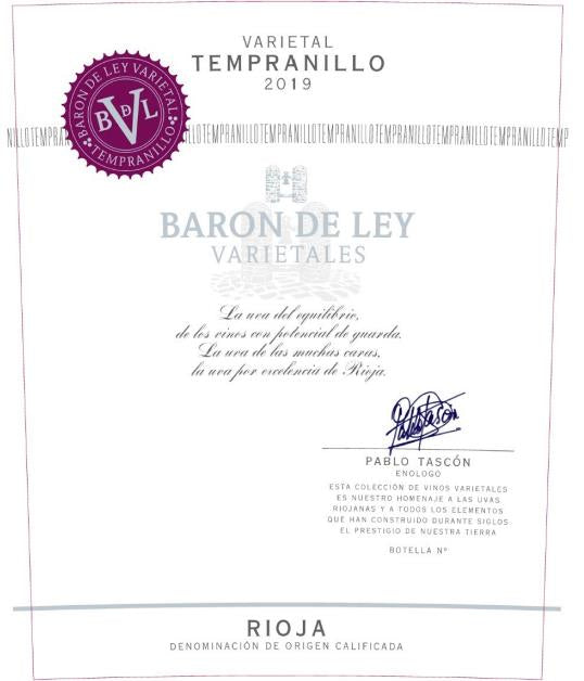 Baron de Ley Rioja Varietales Collection Tempranillo