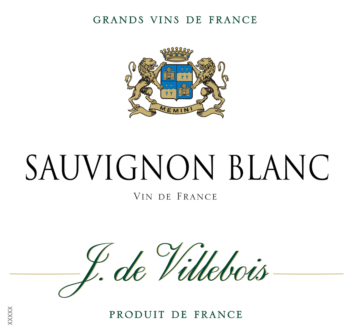 J. de Villebois Sauvignon Blanc