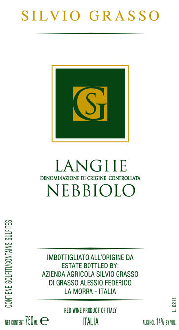 Silvio Grasso Langhe Nebbiolo