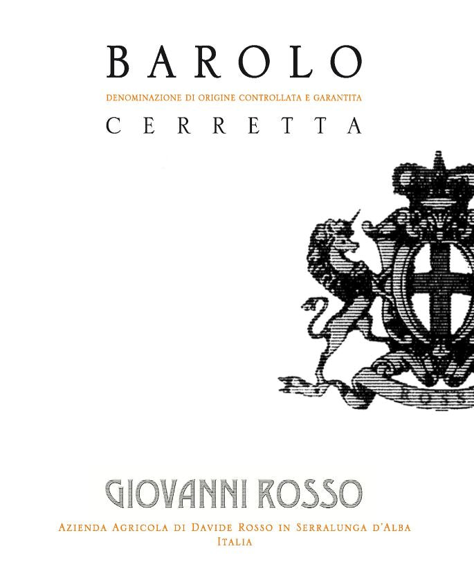 Giovanni Rosso Barolo Cerretta