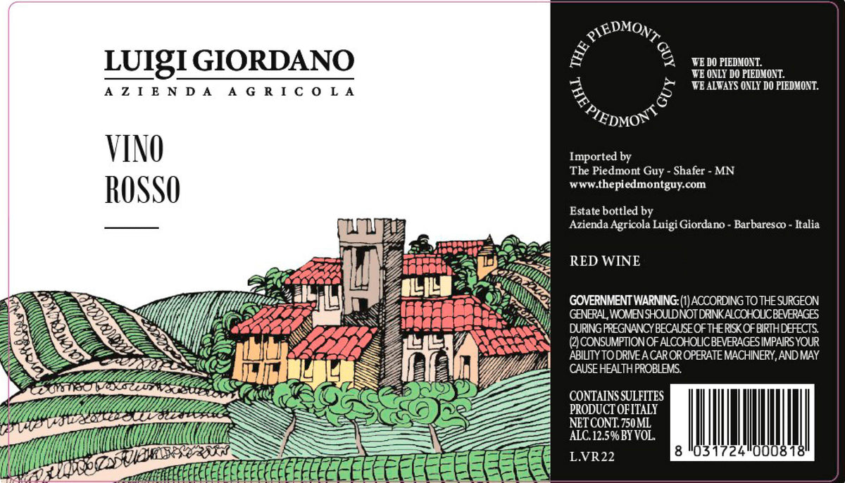 Luigi Giordano Vino Rosso