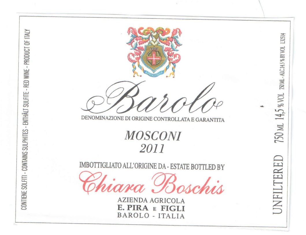 E. Pira & Figli Barolo Mosconi