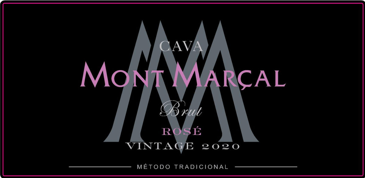 Mont Marçal Cava Brut Método Tradicional Rosé (with Org Grapes6in)