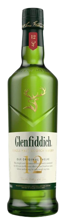 Glenfiddich 12 Year Old Single Malt Scotch Whisky